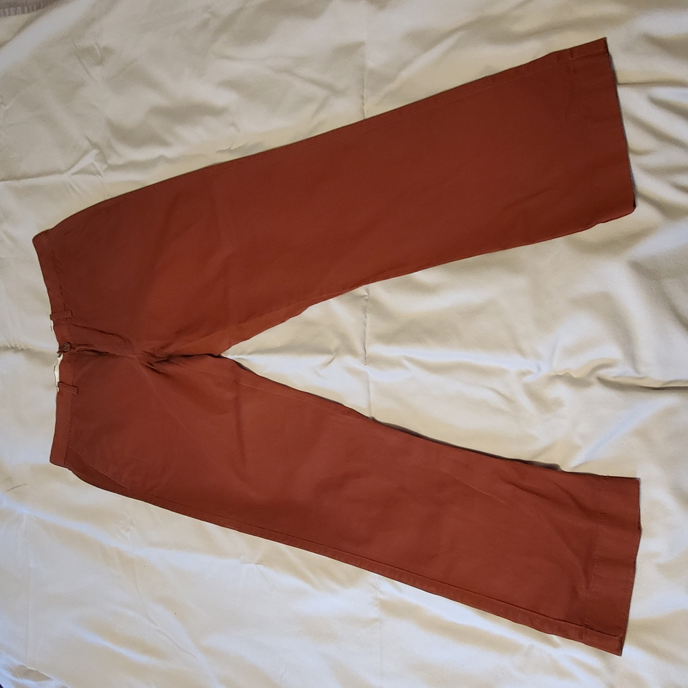 Rust Orange J. Crew Chino Pants